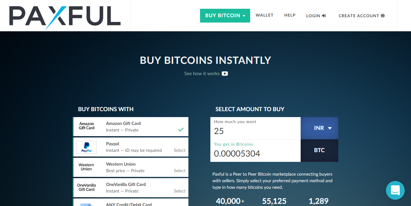 Paxful - Buy Bitcoin with Western Union